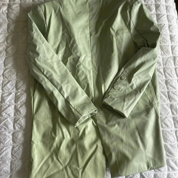 For Love & Lemons sage green Talia boyfriend blazer - Picture 10 of 10